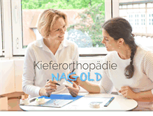 Tablet Screenshot of kfo-nagold.de